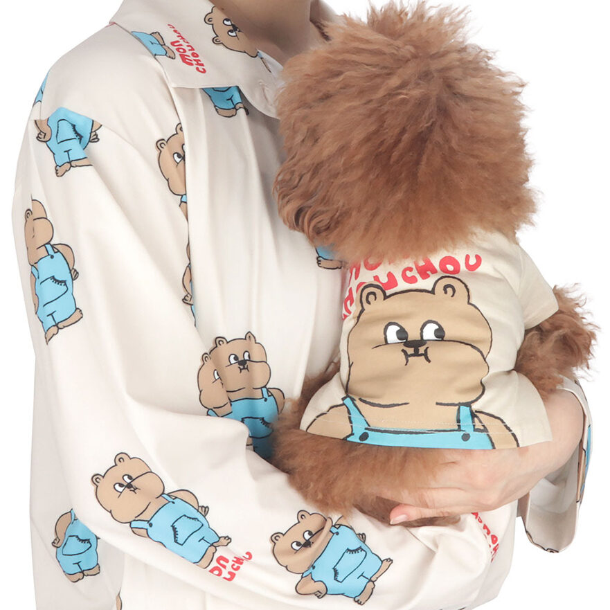 Lazy Palm Sleeve Tee_Bear (親子裝)