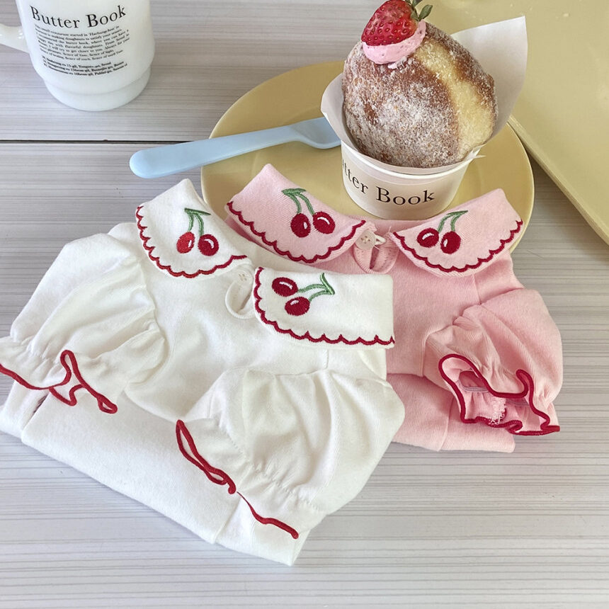 Cherry Collar T-shirt