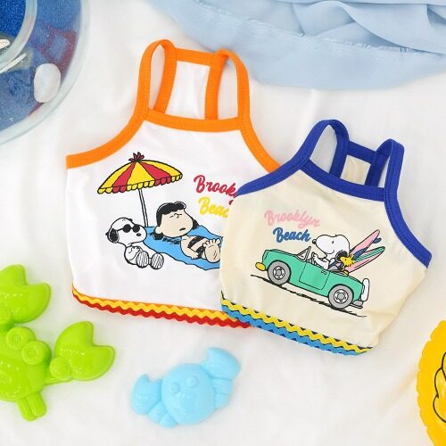 Peanuts Beach Cool Crop Tee