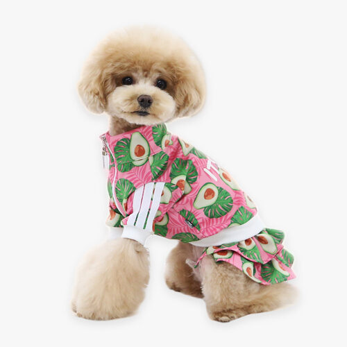 Its dog 牛油果拉鍊運動型連身裙