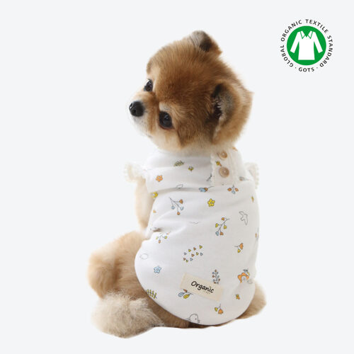 its dog 有機兔子荷葉邊T恤