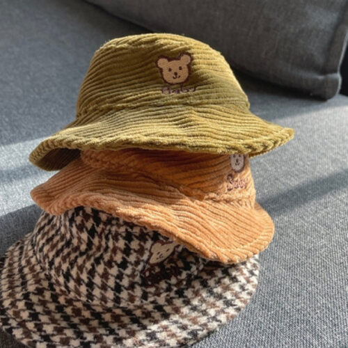 Baby Bear復古水桶帽
