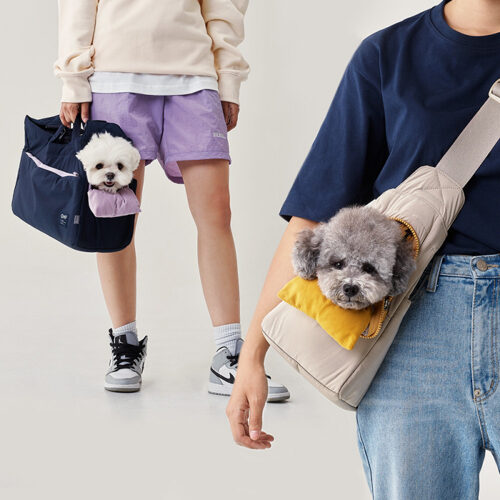 My Fluffy 網狀擴展斜揹寵物手提包